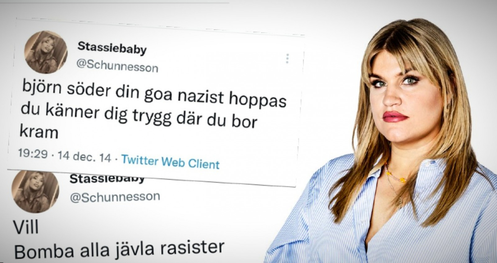 Aftonbladet kvinna hotade Björn Söder fördömer nu SD s hets mot Annie Lööf Fria Tider