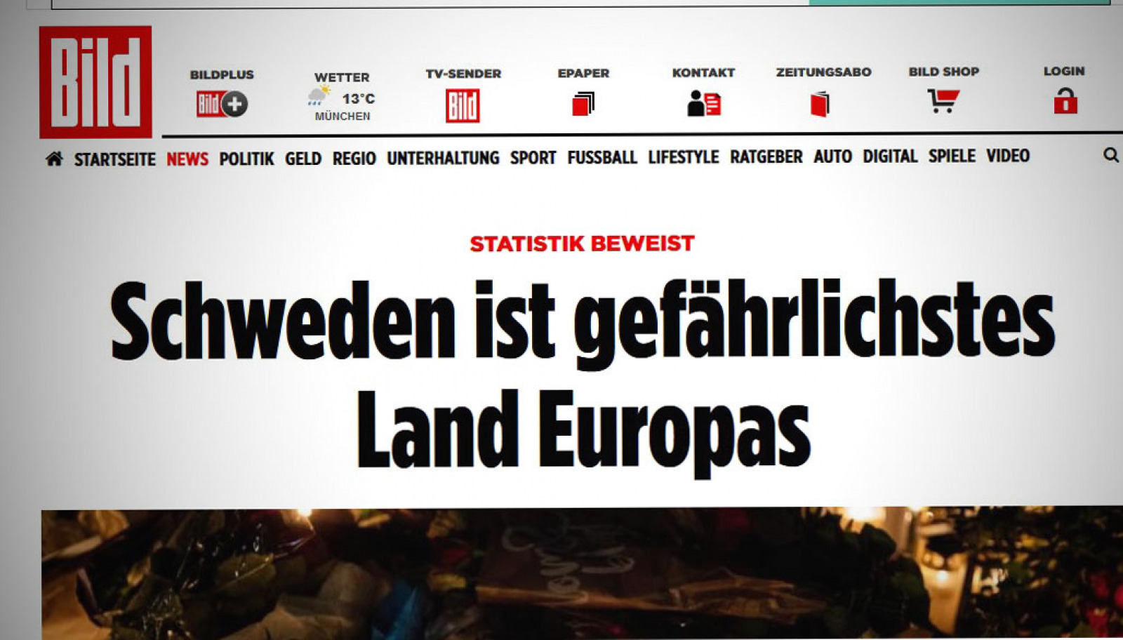 Tysklands Största Tidning: "Sverige är Europas Farligaste Land" | Fria ...